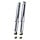 schokbrekerset DMP dicht classic 310mm chroom bromfiets