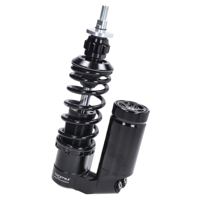 schokbreker BGM PRO voorvork sc/f16 competition voor zwart et2, piaggio, vespa lx, zip sp bgm7791
