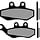 remblokset polini voor beta rr50, dna, dt50sm, gts 250cc, runner 180cc 4t, runner pro, senda drd pro, tzr, vent baja, vent derapage 174.0017