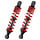 schokbrekerset yss hybrid DTG maxi scooter beverly x7 125/250/ x-evo 125/250/horwin achter 360mm rood x8