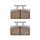 remblokset Sym origineel euro-2/3 voor mio 45105-gm9-743-a