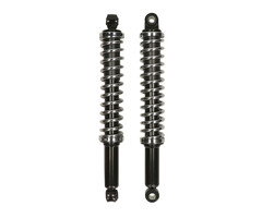 schokbrekerset origineel model 360mm zwart/chroom kreidler