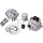 cilinder met kop malossi mhr big bore 80cc 50mm minarelli am6 3112609