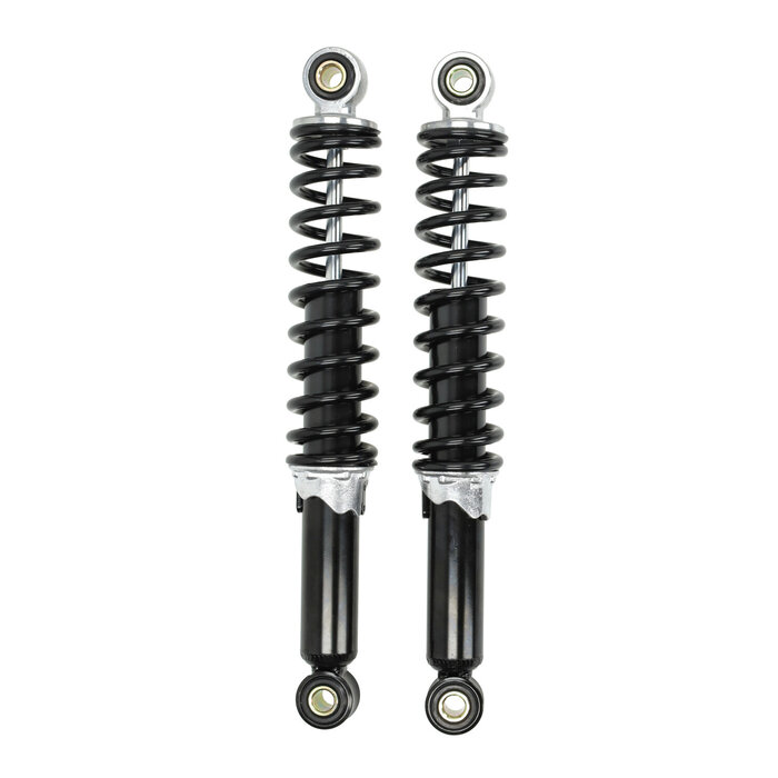 schokbrekerset DMP 300mm zwart camino, citta, puch maxi, tomos