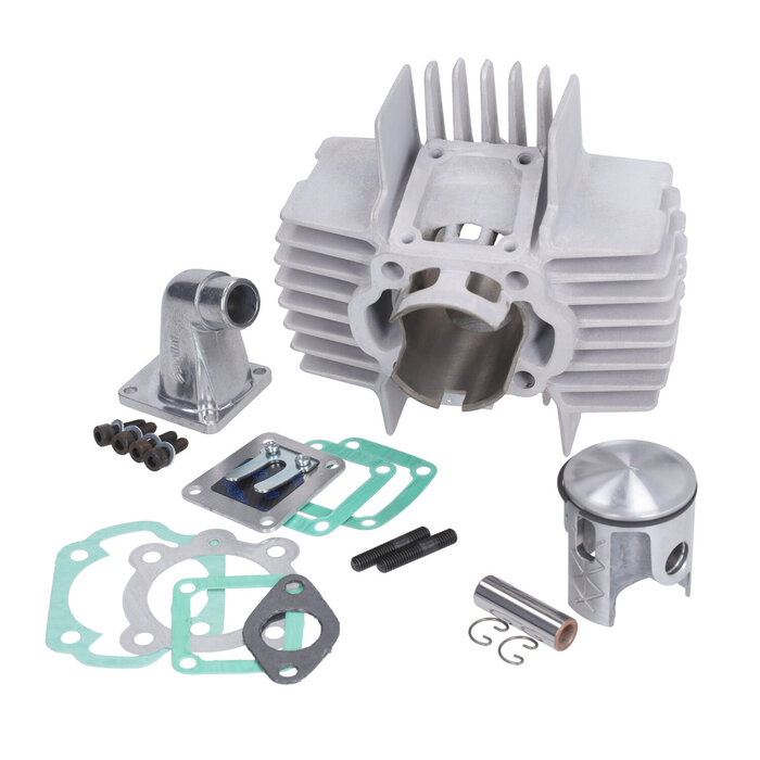 cilinder polini aluminium nikasil + membraan 65cc 43.5mm puch maxi 144.0150