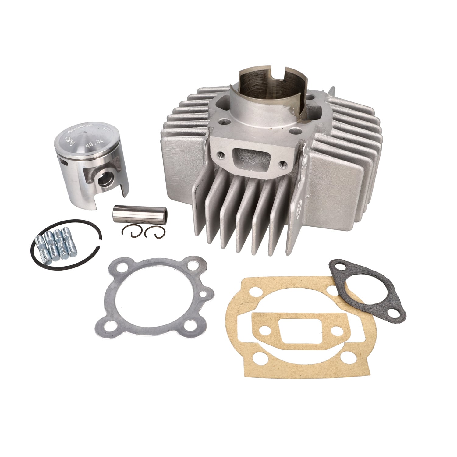 cilinder airsal aluminium nikasil 4-poort 45mm maxi nt, puch maxi, X30 02030745