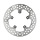 remschijf newfren 5-gaats achter 240mm beverly 300cc, mp3, medley 125-150 df5382