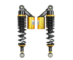 schokbrekerset DMP + gastank 320mm zwart camino, puch maxi, zundapp