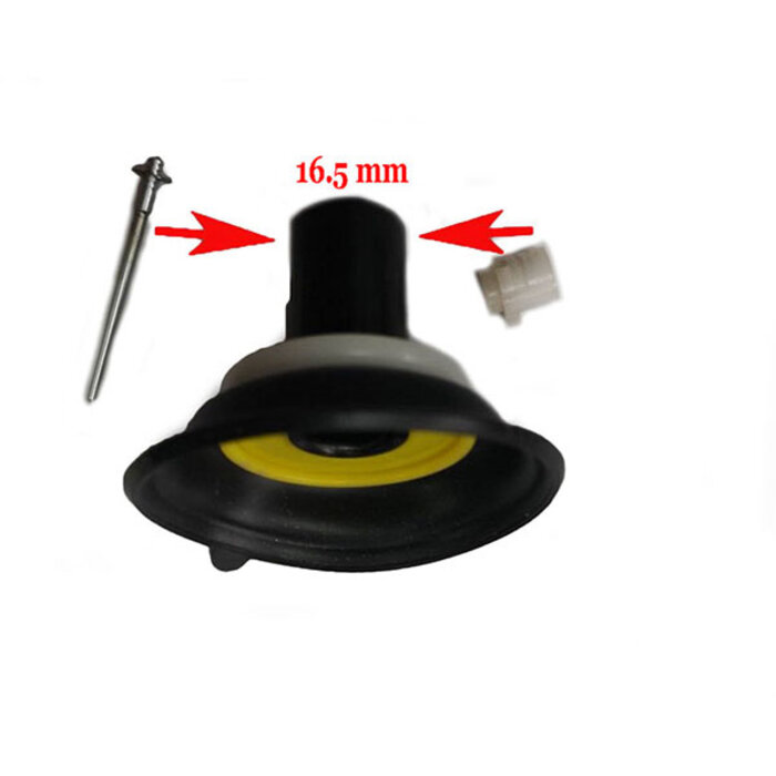 gasschuif carburateur 16.5mm sco gy6