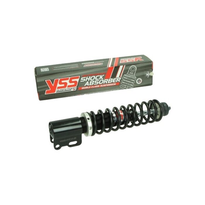 schokbreker yss voorvork verstelbaar pro-x 290mm zwart et2-et4, lxv, vespa lx, vespa S, zip sp