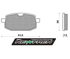 remblokset newfren arriva, big max, BTC Old Classic, dax, jog, monkey, v-clic fd0175