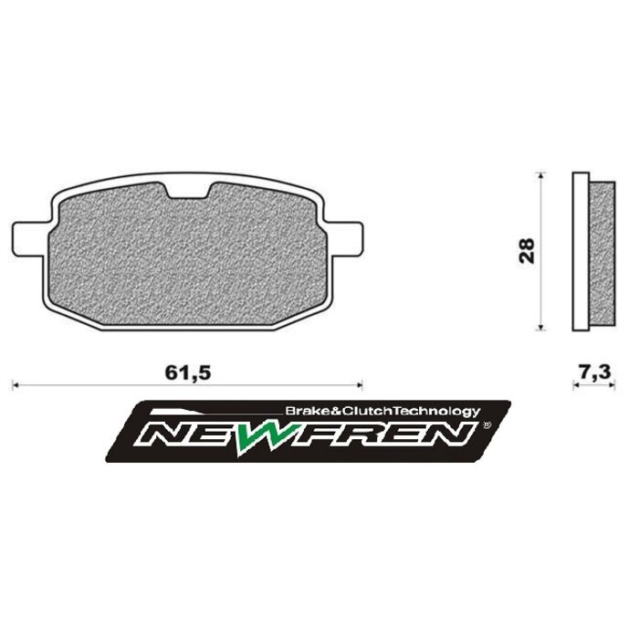 remblokset newfren arriva, big max, BTC Old Classic, dax, jog, monkey, v-clic fd0175