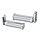 voetsteunset Fast Arrow Pro cnc universeel rond aluminium a3, Tomos A35