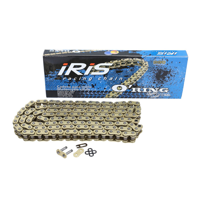 ketting iris 428-1/2x5/16 o-ring versterkt 140sch goud