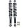 schokbrekerset fast-arrow 290mm chroom/zwart puch maxi, tomos, camino