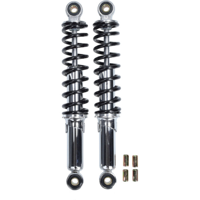 schokbrekerset fast-arrow 290mm chroom/zwart puch maxi, tomos, camino
