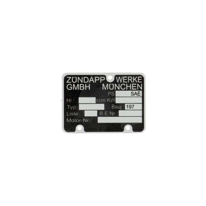 plaatje motorblok nummer 197..... zund nt mod. 529/530, zundapp