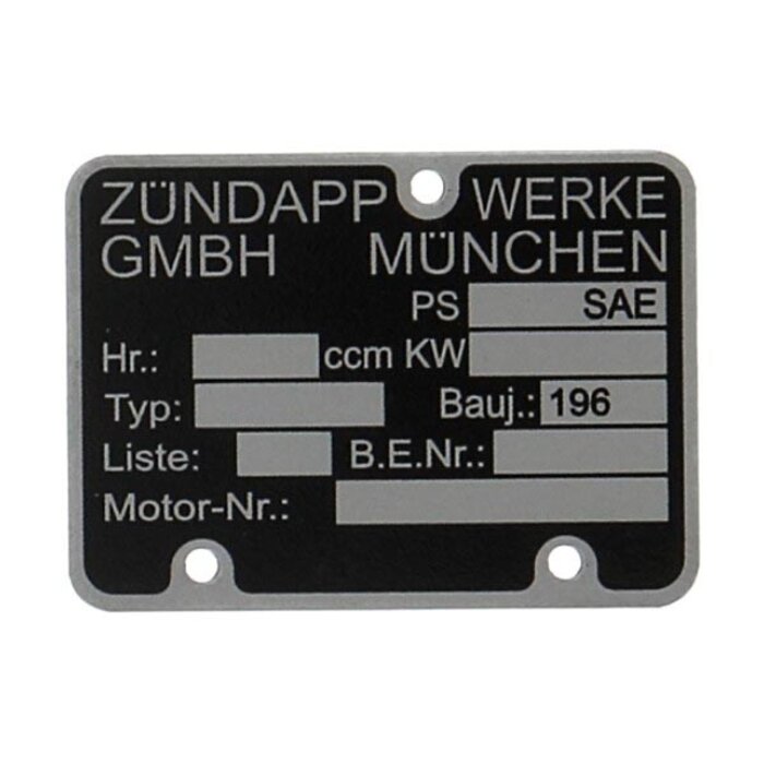 plaatje motorblok nummer 196..... 517, zund ot mod. 510, zundapp