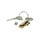 stuurslot 4mm bromfiets vespa, ciao