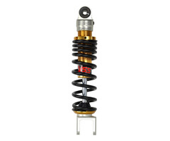 schokbreker yss gasgevuld E-serie 290mm zwart/goud sr piaggio blok