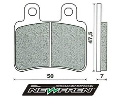 remblokset newfren dt50r, elystar, rieju, ryz pro sm, senda drd pro, xsm va2008, xtm va2008 fd0323