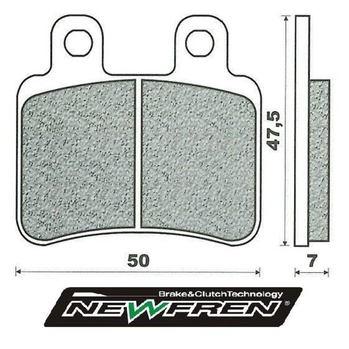 remblokset newfren dt50r, elystar, rieju, ryz pro sm, senda drd pro, xsm va2008, xtm va2008 fd0323