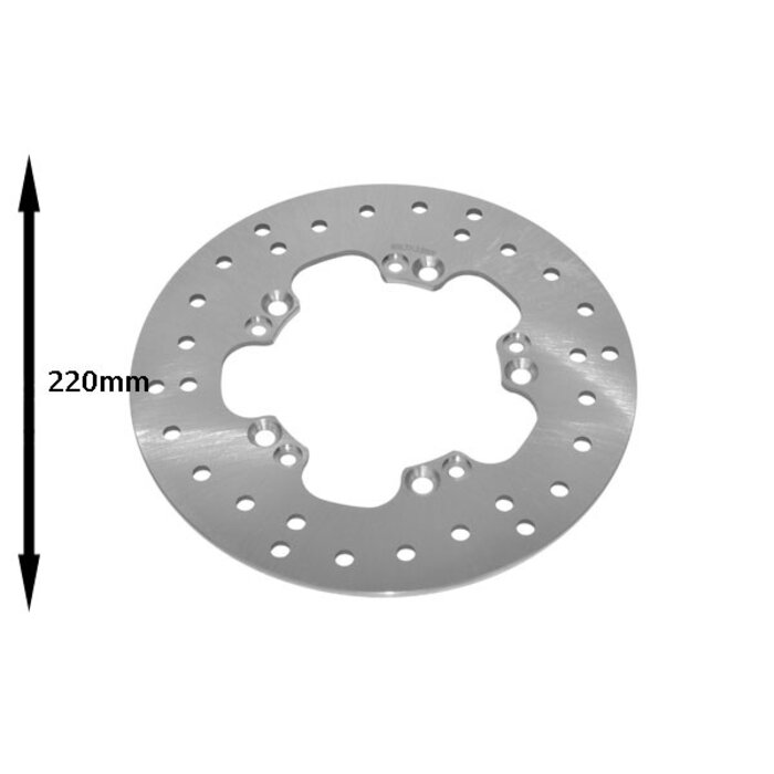 remschijf 10-gaats achter 220mm rs1999, tzr