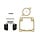 pakkingset carburateur + vlotter PHBG 19-21mm 6-delig