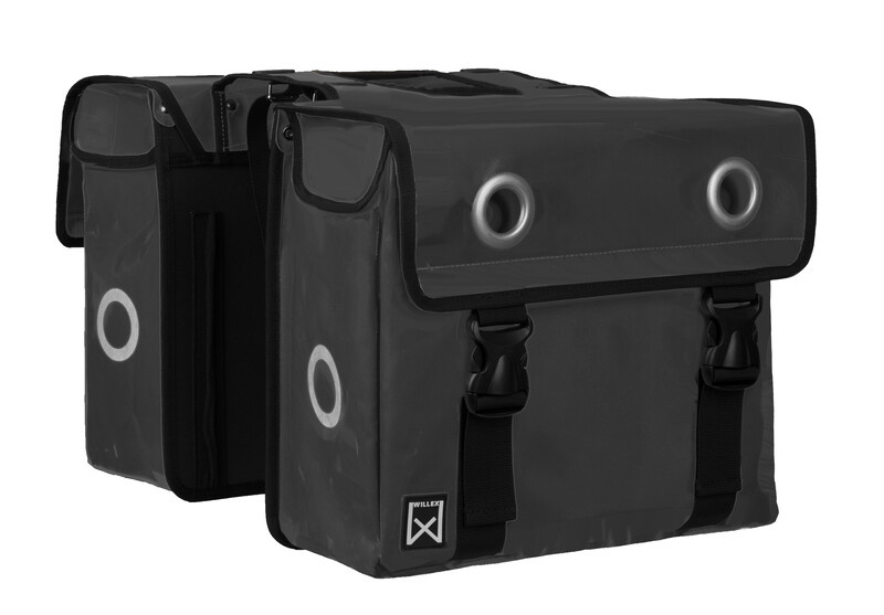 Willex Willex Dubbele Fietstas - Bisonyl - Zwart - 30L