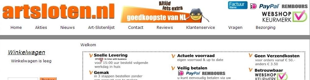 Artsloten compleet vernieuwd