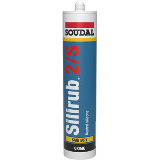 Soudal Silirub 2S Neutrale Sanitair Silicone 300ml