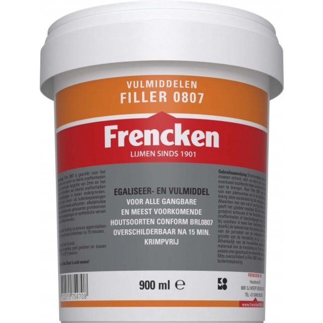 Frencken Filler 0807 Pot 900ml Wit