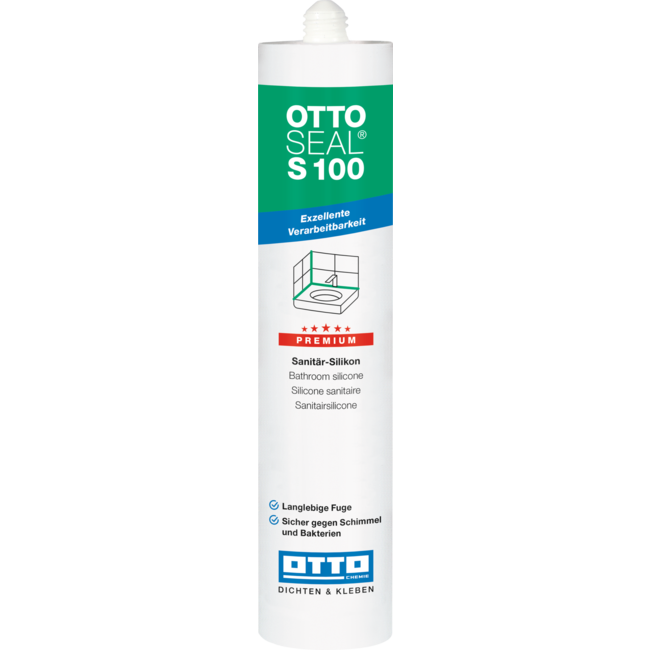 OTTO Ottoseal S100 Sanitairsilicone 300ml koker