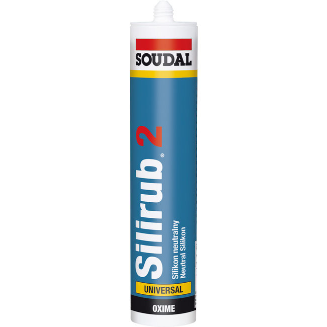 Soudal Silirub 2 Neutrale Silicone 300ml