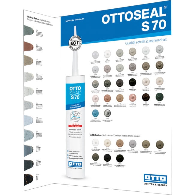 opblijven Bestrooi schokkend Ottoseal S70 Kleurenkaart - Kitxpert.nl