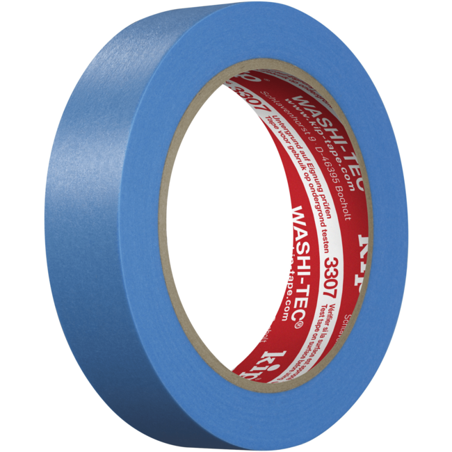 Kip 3307 FineLine tape Washi-Tec Schilderstape Blauw