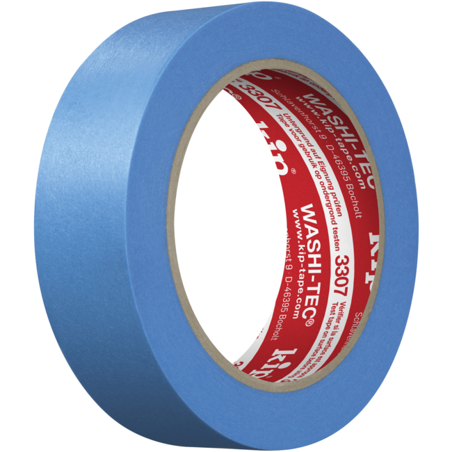 Kip 3307 FineLine tape Washi-Tec Schilderstape Blauw