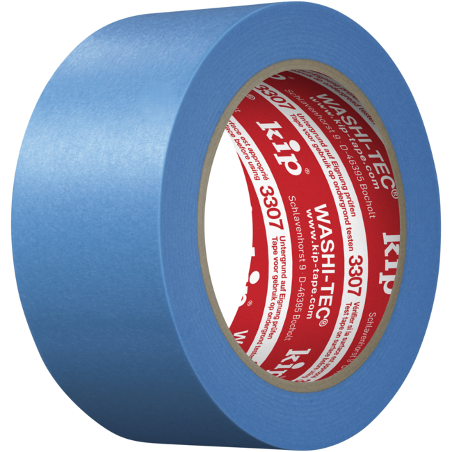 Kip 3307 FineLine tape Washi-Tec Schilderstape Blauw