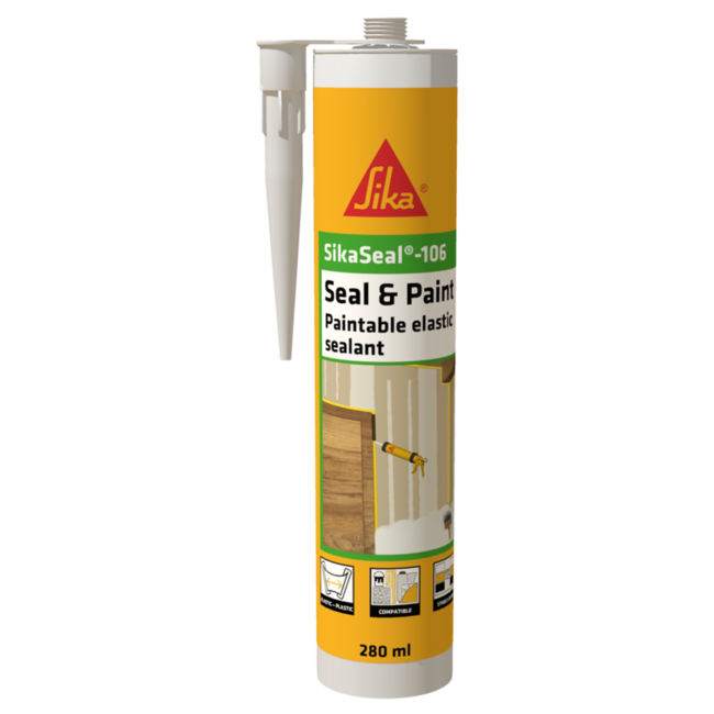 Sika SikaSeal 106 Seal and Paint 280ml