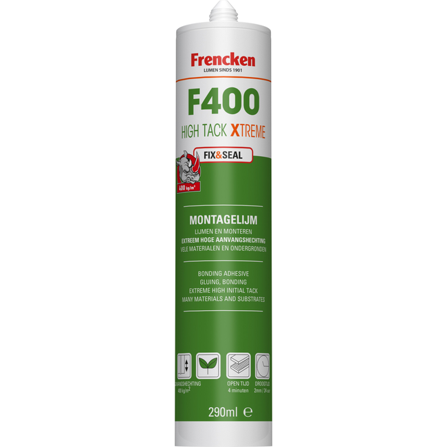 Frencken F400 High Tack Xtreme Wit 290ml