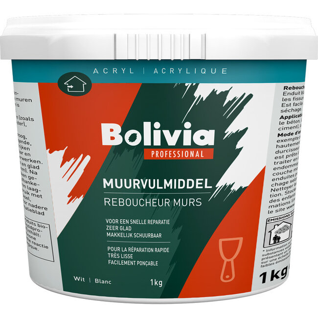 Bolivia Professional Muurvulmiddel 1kg