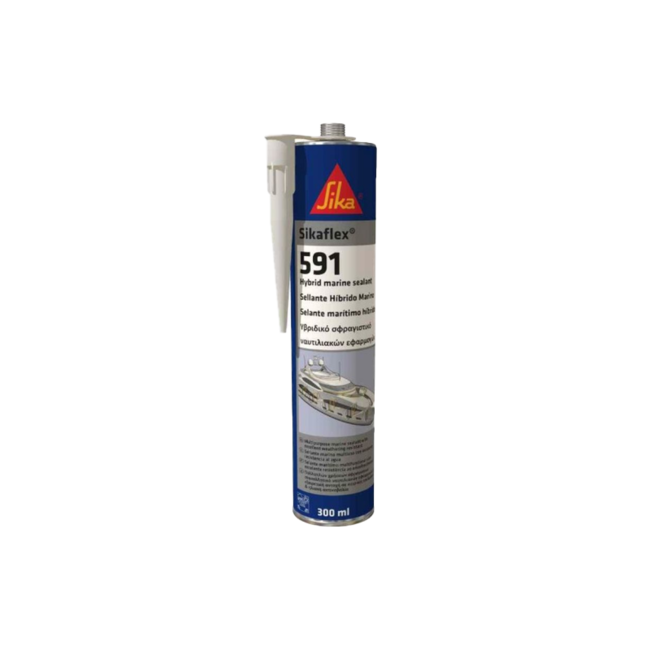 Sikaflex-591 300ml Grigio - Sigillante Marino Resistente Alle Intemperie - SIKA 547343