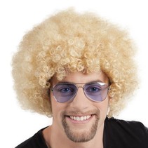 Afropruik blond