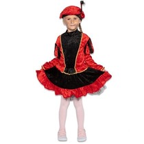Pietenjurkje kind Rood/Zwart met petticoat