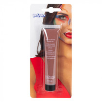 Schmink tube crème bruin op waterbasis -19 ml