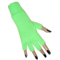 Vingerloze handschoen fluor groen