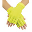 Vingerloze handschoenen neon geel