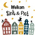 Welkom Sint & Piet Raamstickers (20st)