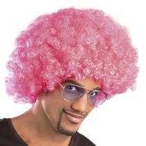 Afropruik krul Roze