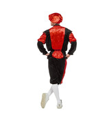 Pieten kostuum Diego zwart/rood